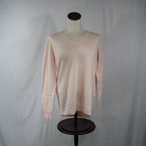 Banana Republic Women's Extra Fine Merino Wool Sweater V-Neck Long Sleeve Size S